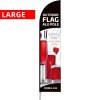 Outdoor Flag, alu pole, Large #1