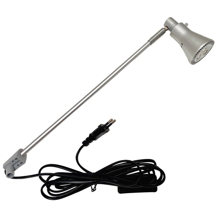 LED Spot Round, silver, 10 Watt, for Roll-up