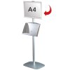 Free Standing Sign Holder, Mini MultiStand, one-sided, Snap frame and steel shelf, A4 - 21 x 29,7 cm #3
