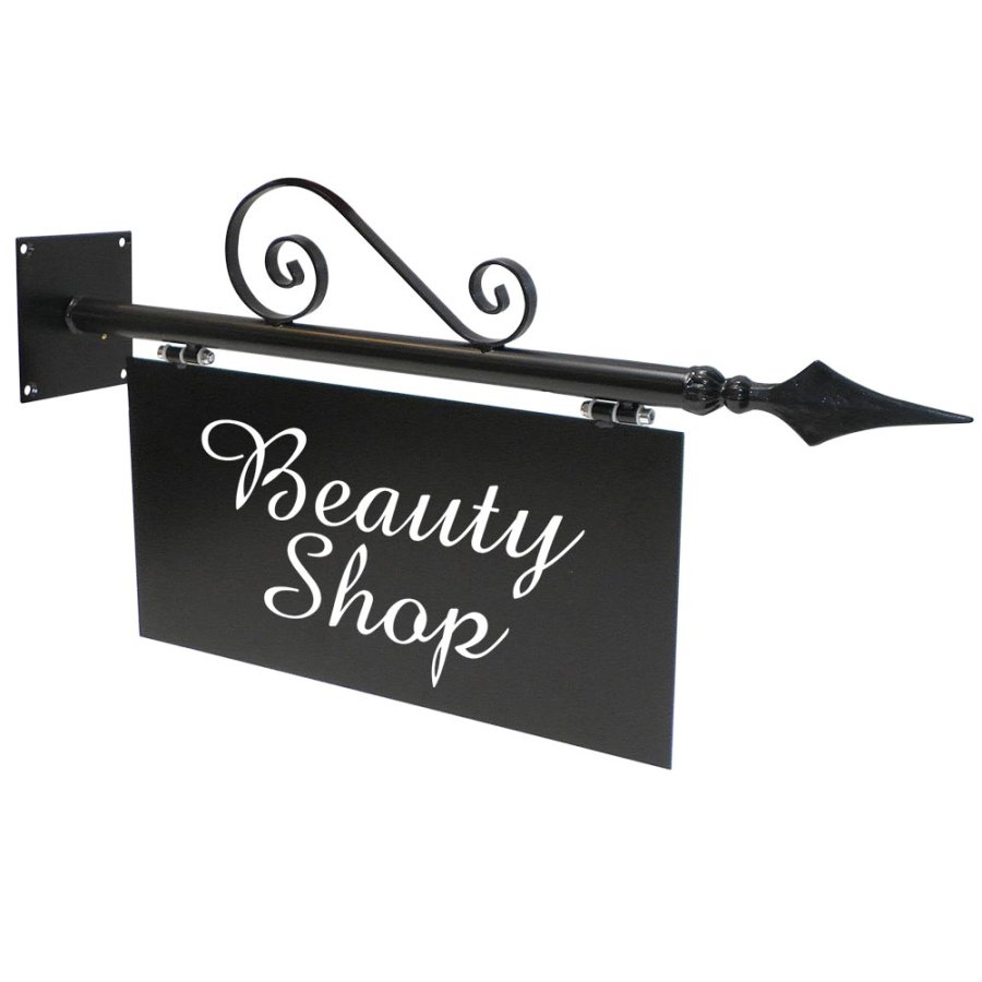 Hang Sign  Antique, black, for wall mounting