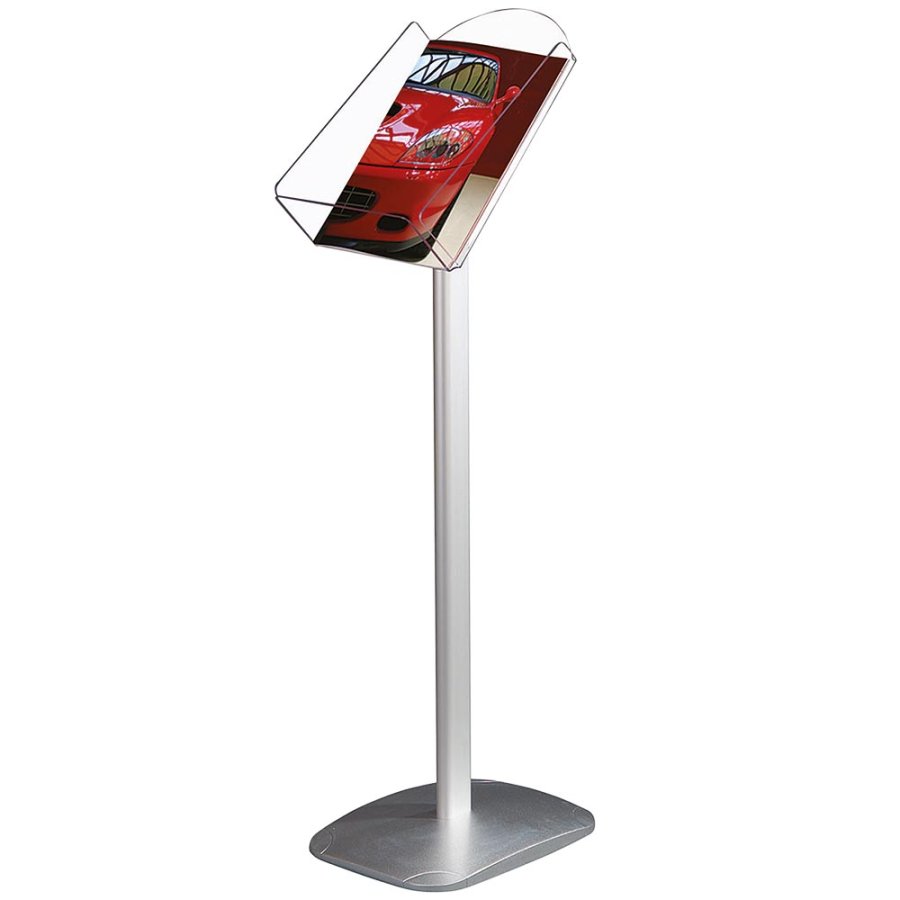 EXPO BROCHURE STAND A4-vertical alu