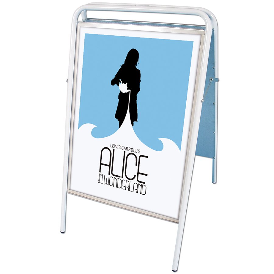 Expo Sign Pavement Board, white, A3