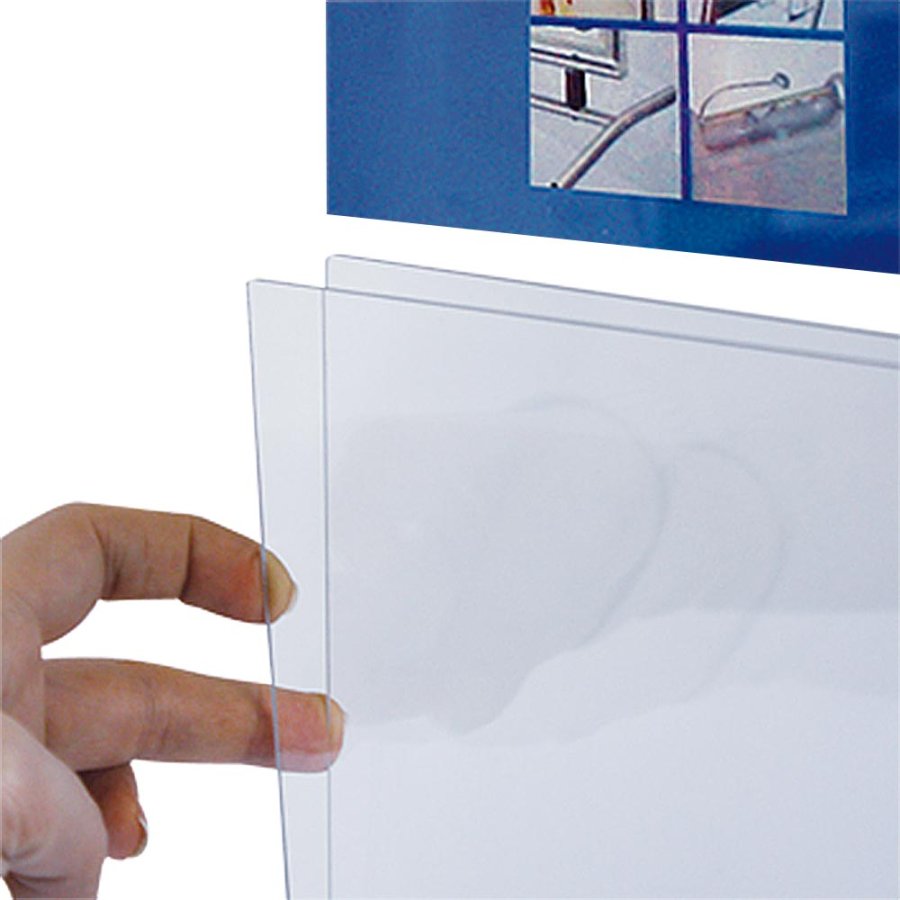 Expo Brochure Stand, A4 vertical, w/ A4 info-top