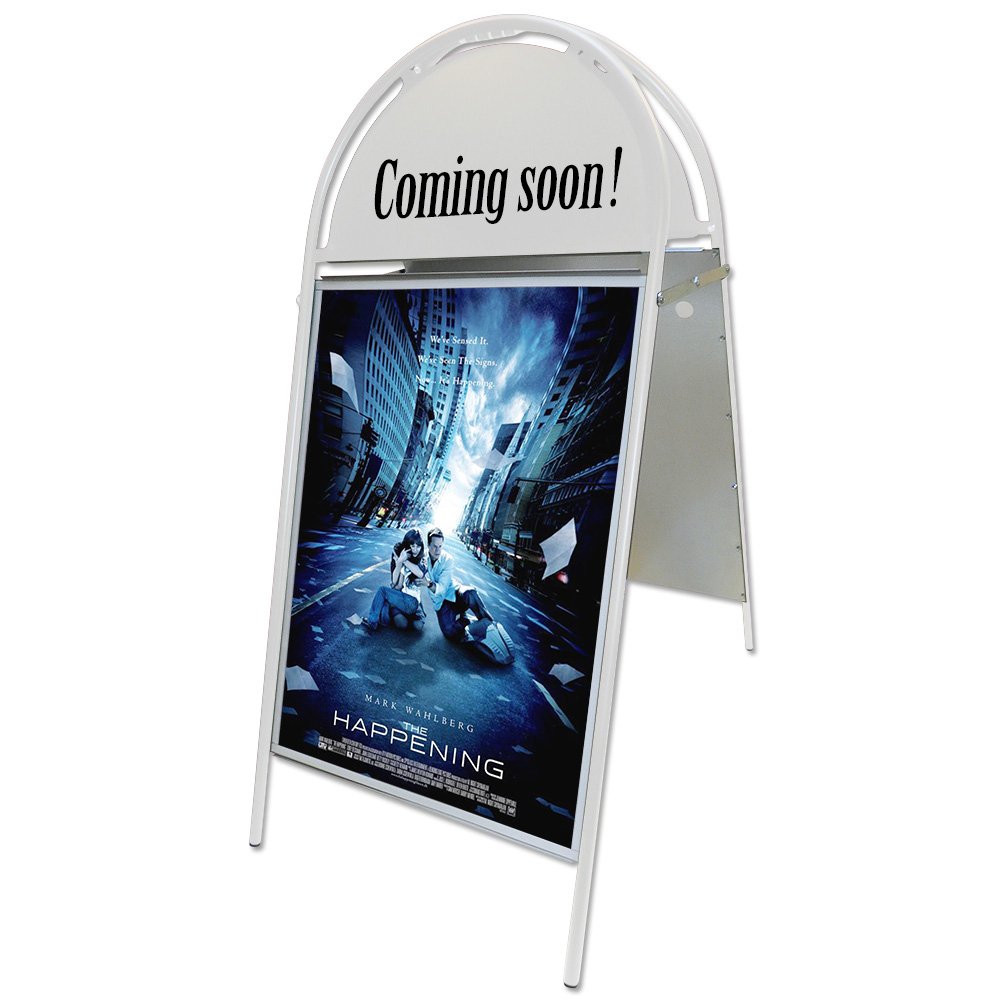 Gotik Budget Pavement Board, white, A1 | Danish Sign Export