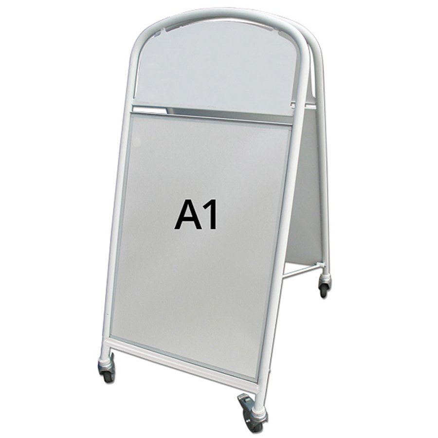 Ellipse Lux Pavement Board with wheels, white, A1