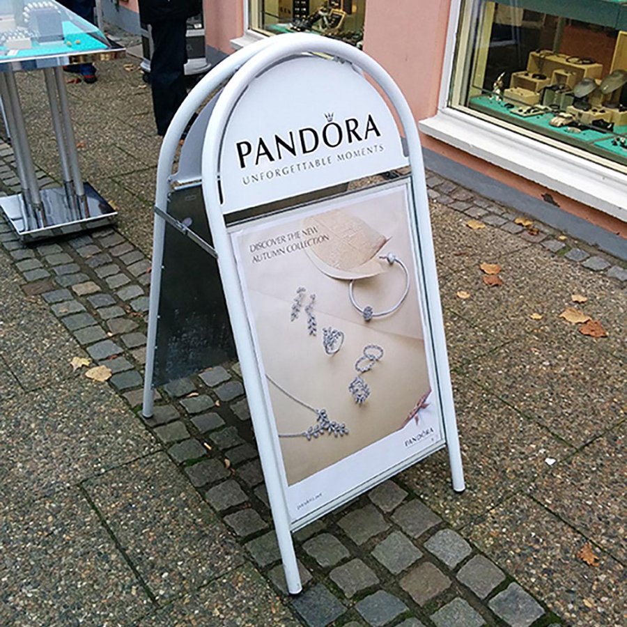 Expo Gotik Lux Pavement Board, white, 50 x 70 cm