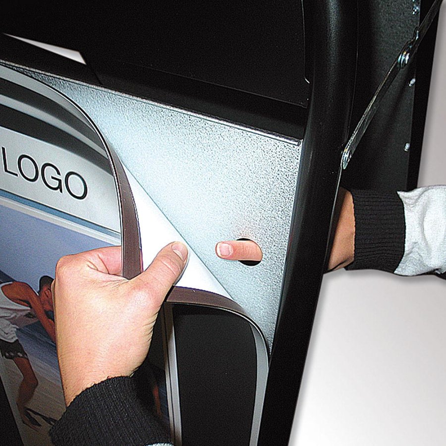 Expo Gotik Lux Pavement Board, black, 70 x 100 cm