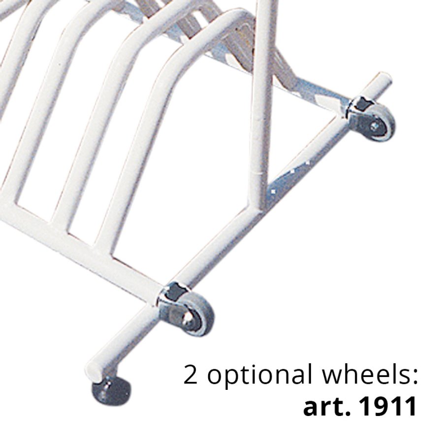 Bicycle Gotik Stand, white, pavement board bicycle stand