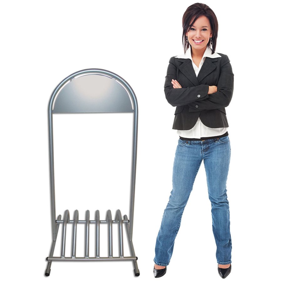 EXPO GOTIK bicycle-stand 25mm, silver