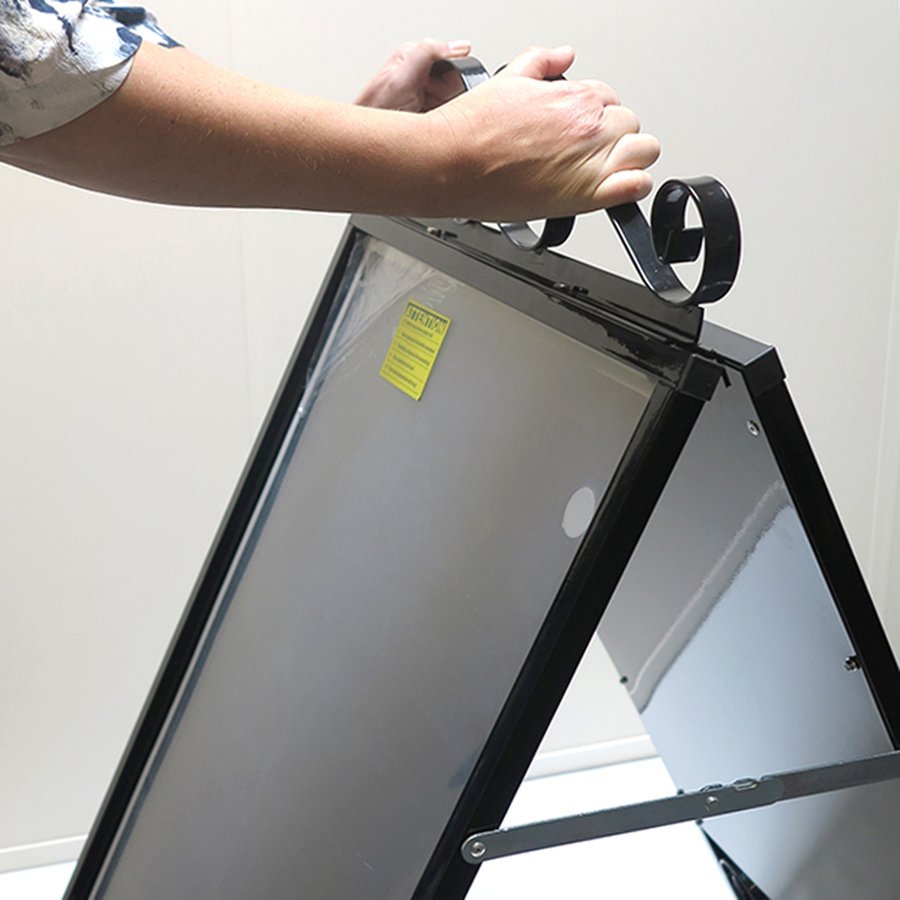 Antique A-Board, black, 50 x 70 cm