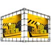 Banner Tube Hanging V frame for wall 200 x 50 cm #1