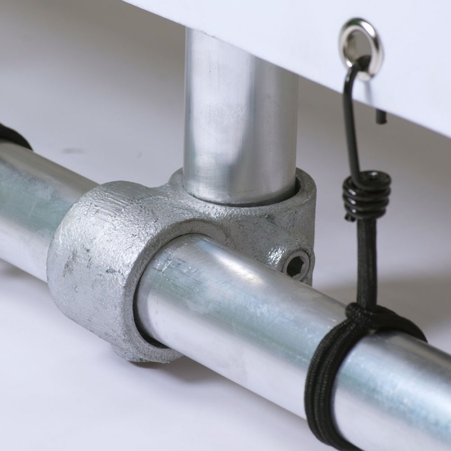 Banner Tube free standing square frame with legs 100 x 50 cm