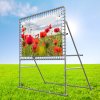 Free standing Banner Tube High stand (Alutubes0,3mm/&Oslash;: 48mm) square frame (150x100cm) on high stand 300cm #15