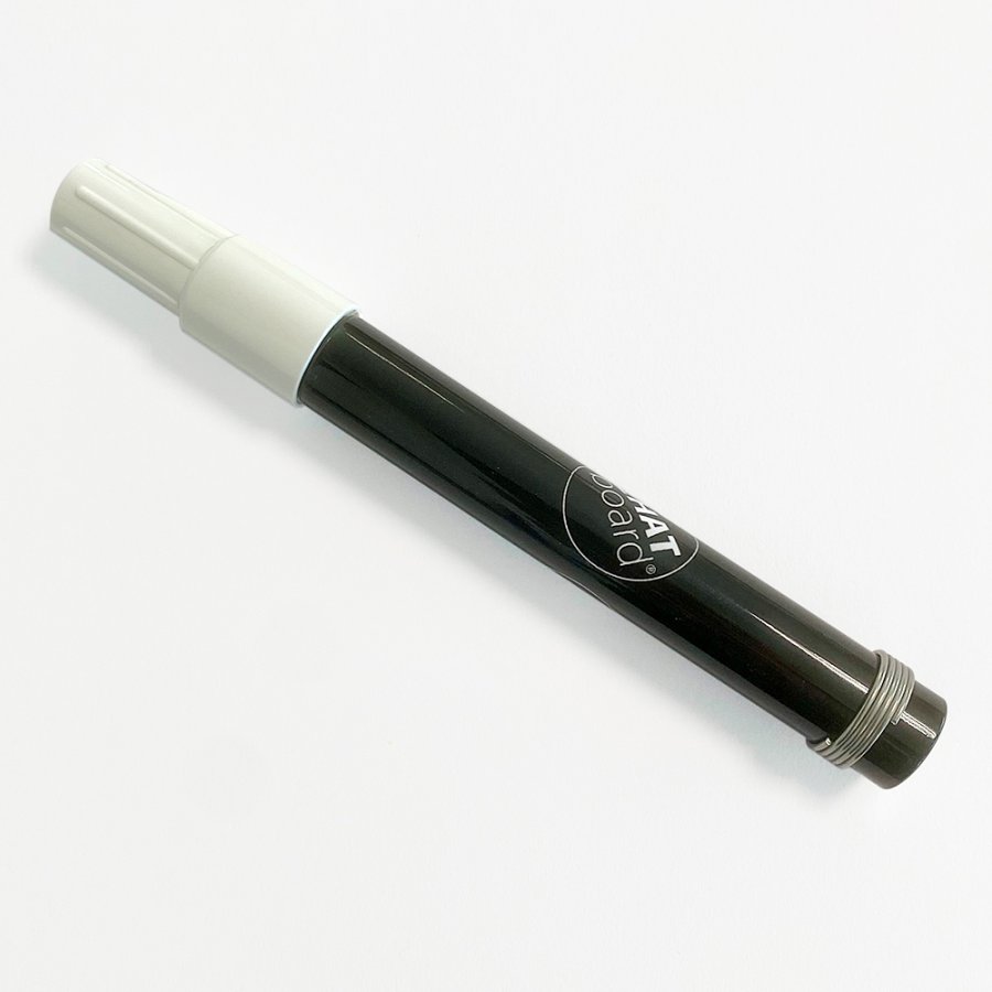 Glass board marker pen, neon white
