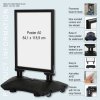 Pavement Sign, Wind-Pro Waterbase, 33 mm, Black, A0 - 84,1 x 118,9 cm #17