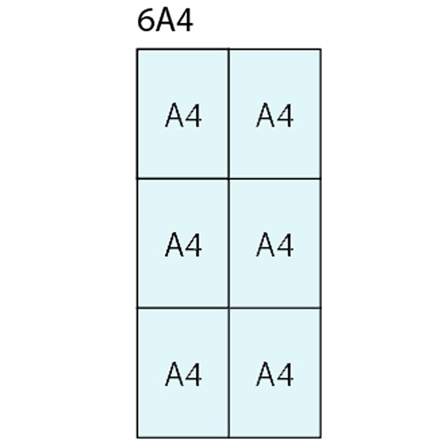 Infobox with magnetic closure, 6 x A4, D27 mm, alu/silver