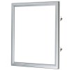 Infobox with magnet, 9 x A4, D27 mm, alu/silver #1