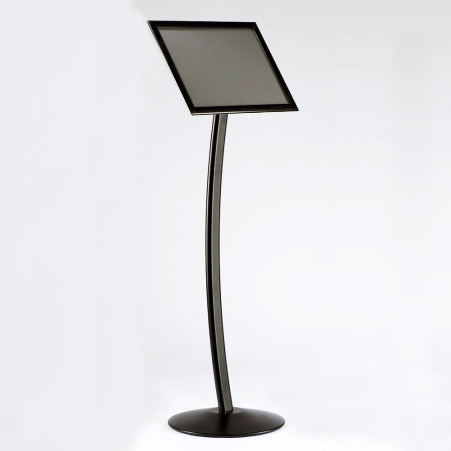 A4 frame for CURVED STAND, black