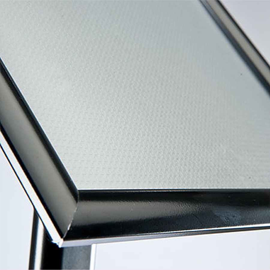 A4 frame for CURVED STAND, black