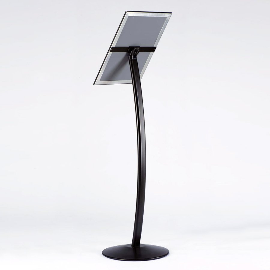 A4 frame for CURVED STAND, black