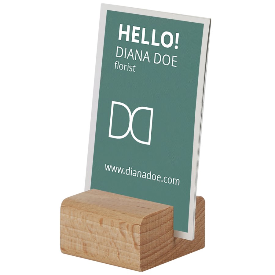 Cardholder Wood Block