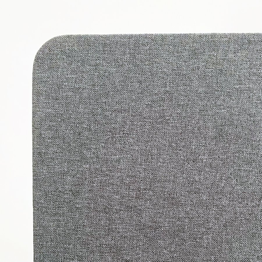 ZONE Hush Wall acoustic wall room divider Dark grey fabric 136x80 cm with standard feet