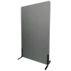 ZONE Hush Wall acoustic wall room divider Dark grey fabric 136x80 cm with standard feet #1