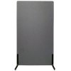 ZONE Hush Wall acoustic wall room divider Dark grey fabric 136x80 cm with standard feet #2