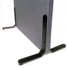 ZONE Hush Wall acoustic wall and room divider Dark grey with fabric covering and standard feet 170 x 80 x 4 cm #3