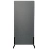 ZONE Hush Wall acoustic wall and room divider Dark grey with fabric covering and standard feet 170 x 80 x 4 cm #2