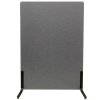 ZONE Hush Wall acoustic wall and room divider, Dark grey, fabric-covered, sound-absorbing, 136 x 100 x 4 cm #2