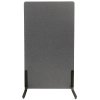 ZONE Hush Wall acoustic wall room divider Dark grey fabric 170 x 100 cm #2