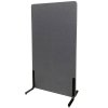 ZONE Hush Wall acoustic wall room divider Dark grey fabric 170 x 100 cm #1