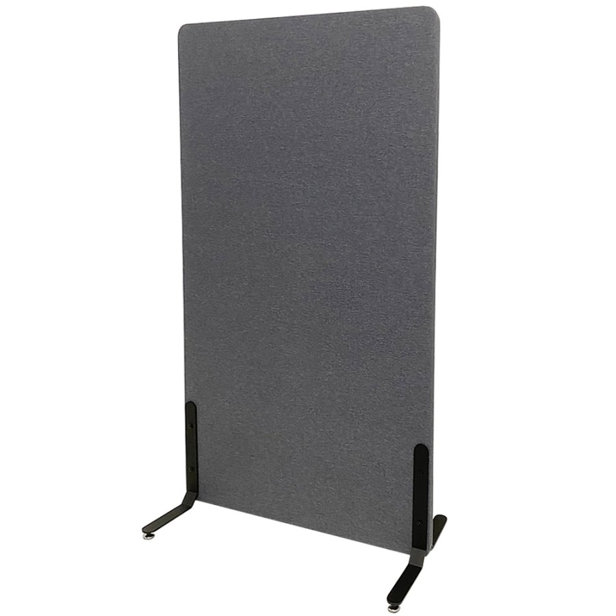 ZONE Hush Wall acoustic wall room divider Dark grey fabric 170 x 100 cm