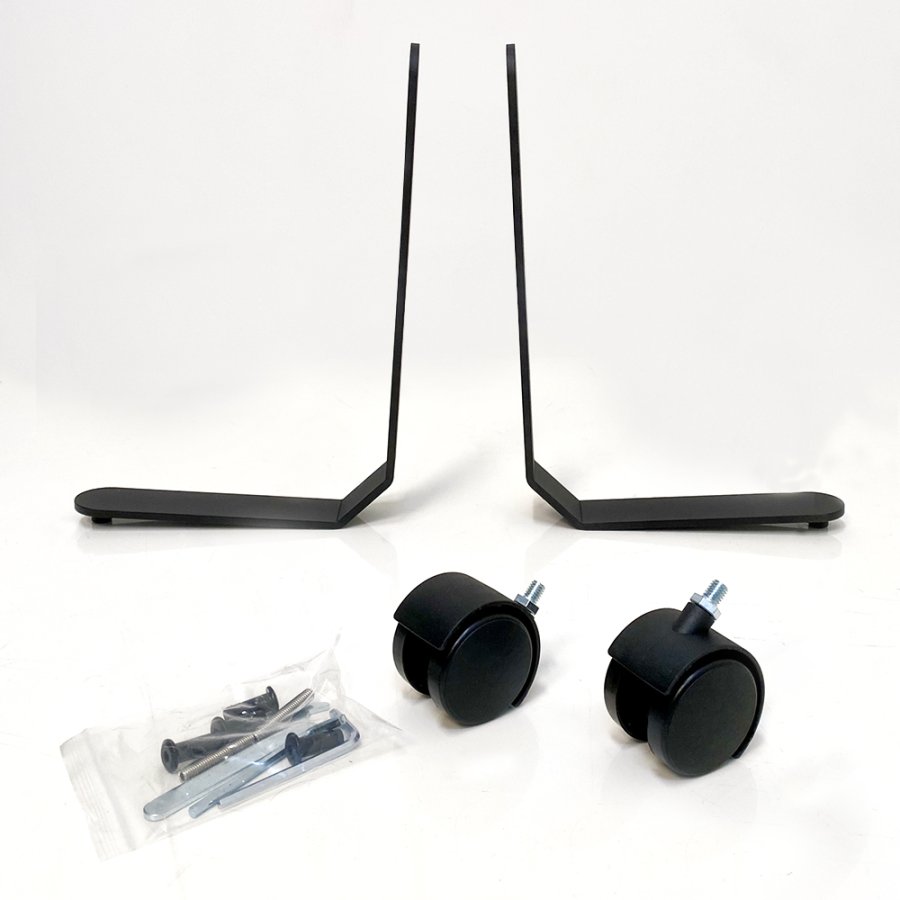ZONE Hush Acoustic feet with wheels for Hush Wall, Black
