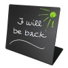 Black freestanding acrylic sign A6 for Table and counter #1