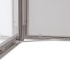 Lockable Notice Board, Whiteboard, Aluminium Frame, B1 - 70 x 100 cm #2