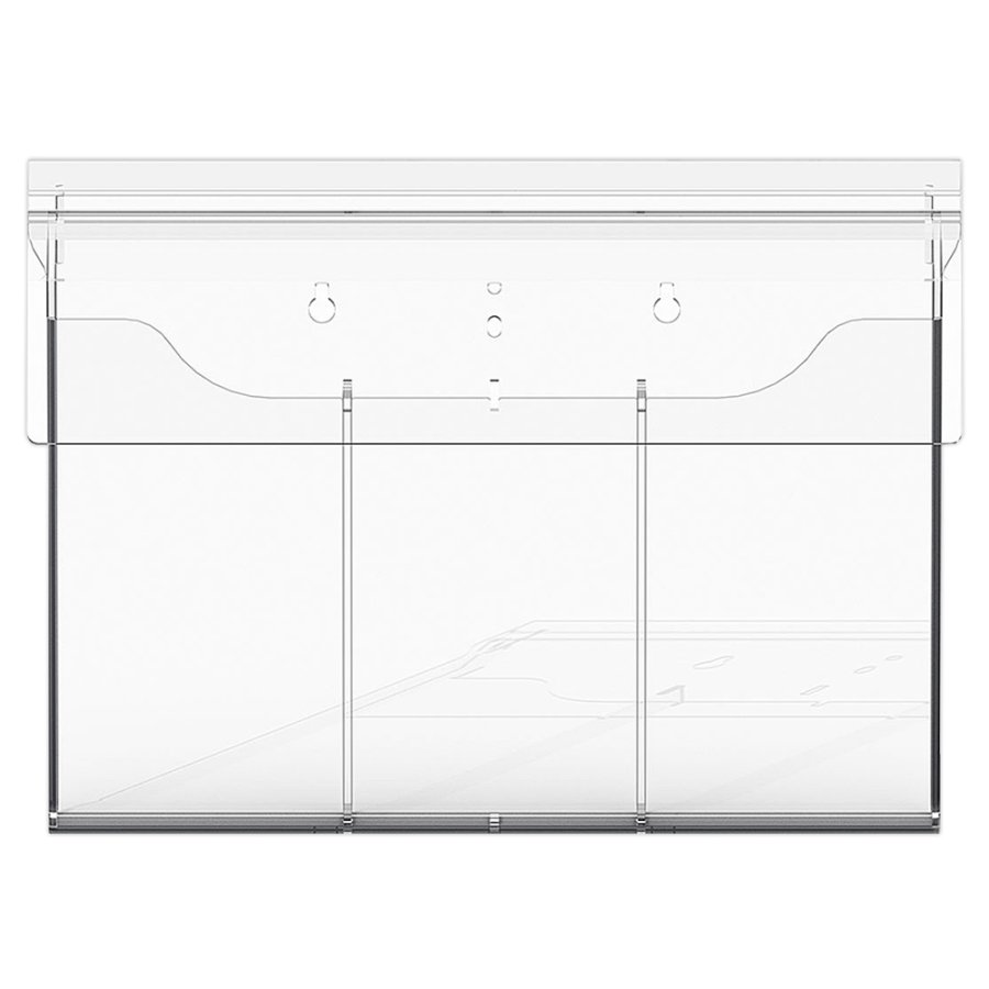 Acrylic Outdoor brochure box A4, 2xA5, 3xM65