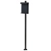 Shieldbox brochure holder A4 deep, black #8